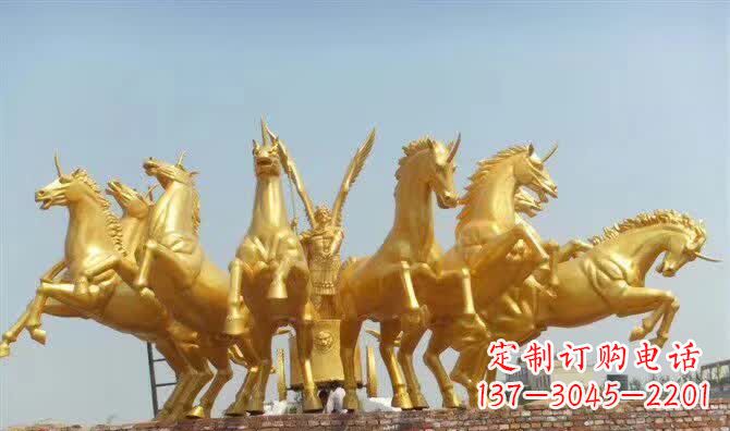 盐城阿波罗战车铜雕