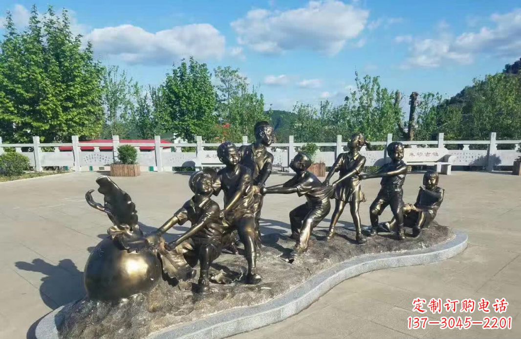 盐城萝卜精灵铜雕——精致的家居装饰
