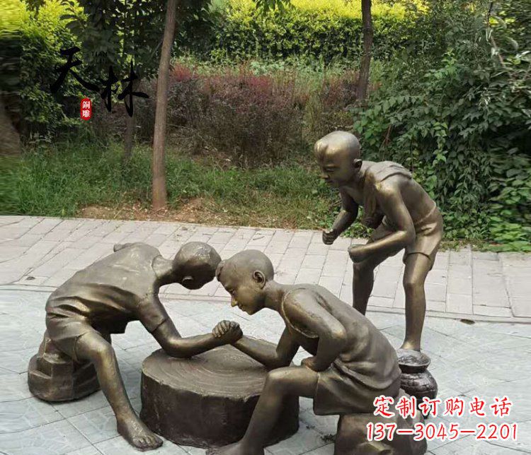 盐城儿童公园铜雕