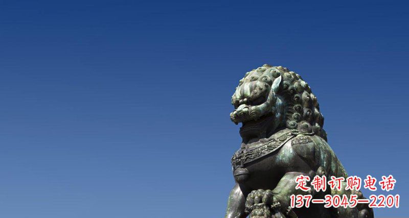 盐城北京青铜狮子雕塑 (2)