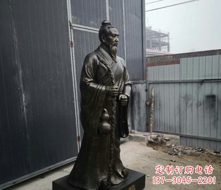 盐城扁鹊人物古代名医铜雕摆件