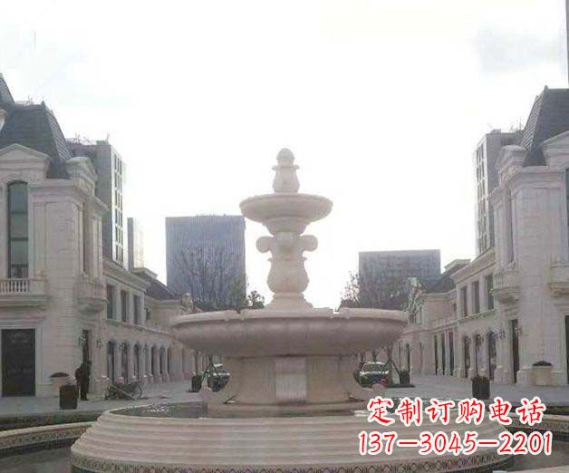 盐城别墅景观大理石喷泉石雕
