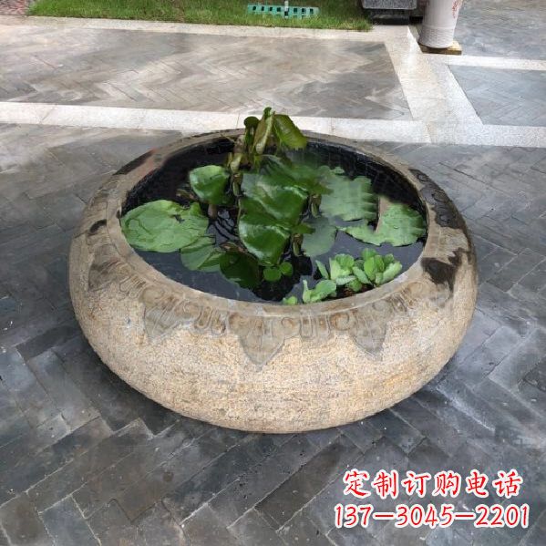 盐城经典古典仿古石雕鱼缸