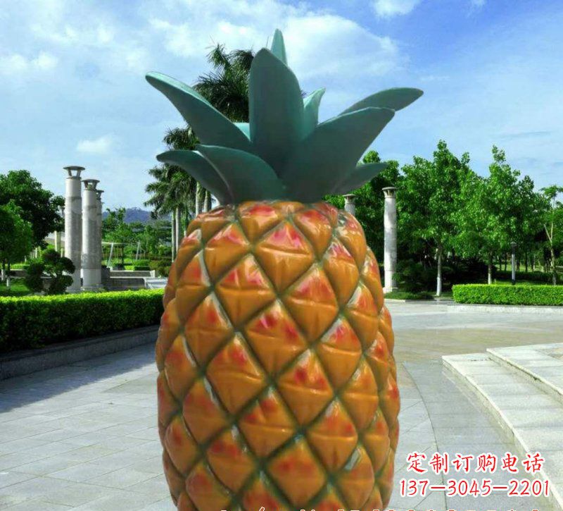 盐城玻璃钢菠萝灯