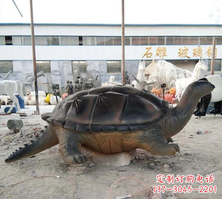 盐城玻璃钢乌龟雕塑——精致美丽的艺术品