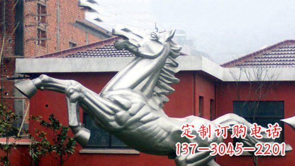 盐城不锈钢奔马雕塑展现力量与美感
