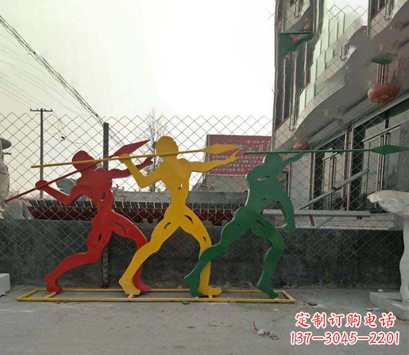 盐城不锈钢标枪雕塑一种新兴的艺术形式
