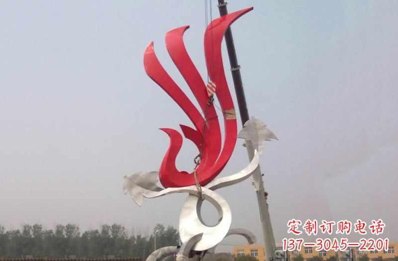 盐城不锈钢凤凰雕塑安装介绍