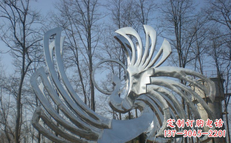 盐城精美的不锈钢凤凰雕塑