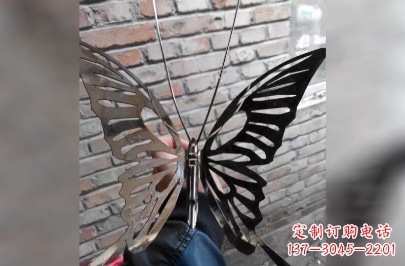 盐城精美不锈钢蝴蝶雕塑