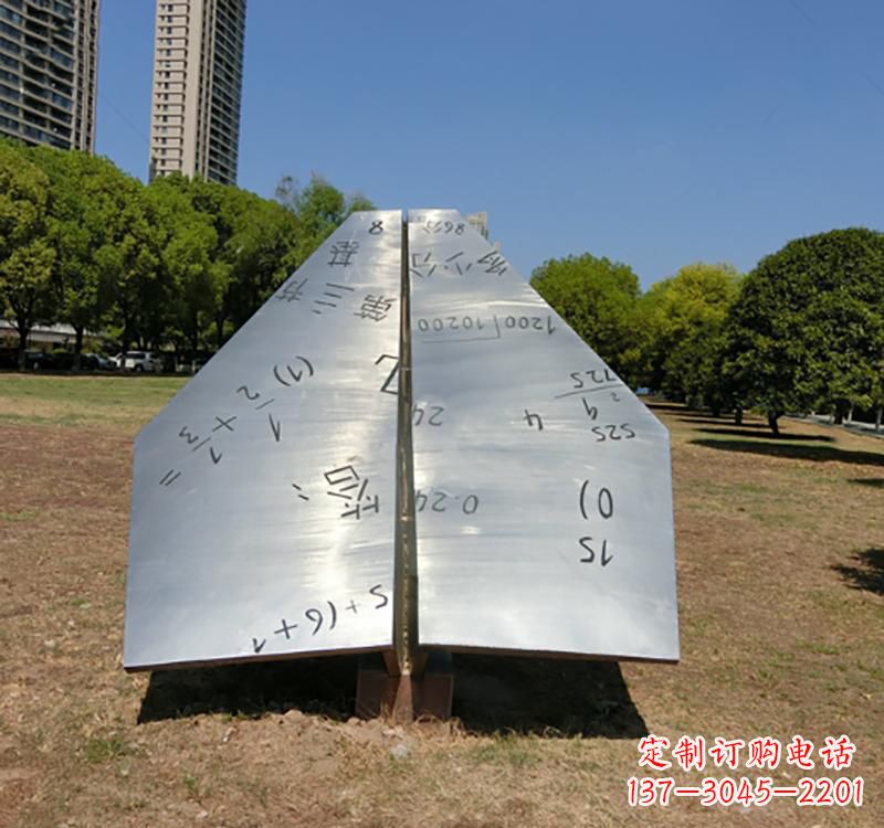 盐城不锈钢飞机雕塑传承艺术与科技的完美结合
