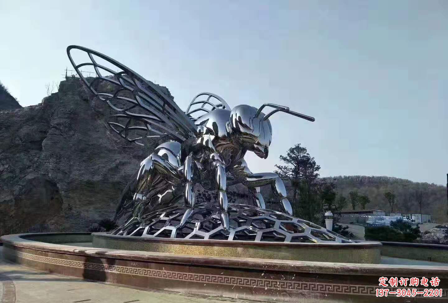 盐城不锈钢蚂蚁雕塑广场景观雕塑大型动物雕塑
