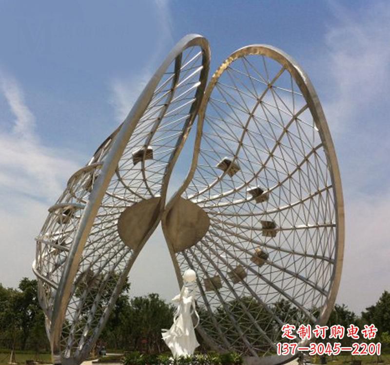 盐城不锈钢美陈贝壳雕塑精美的艺术品