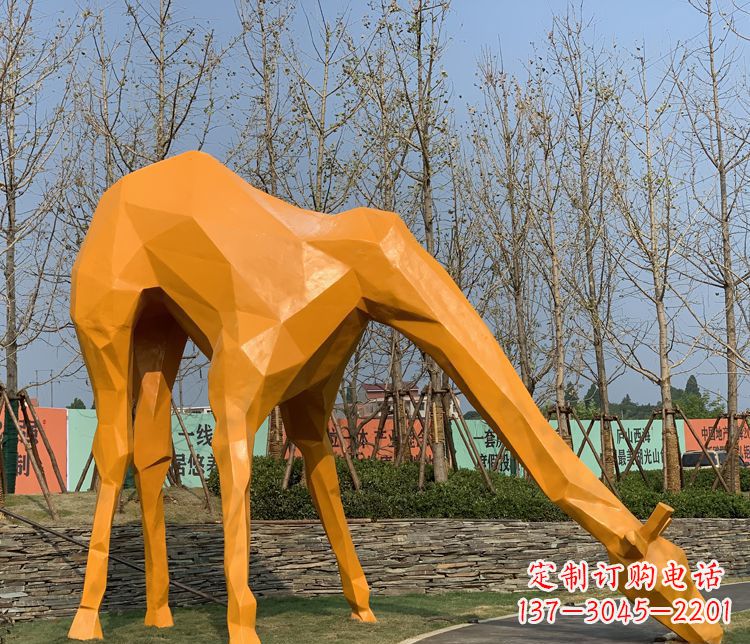 盐城不锈钢雕刻的精美动物雕塑