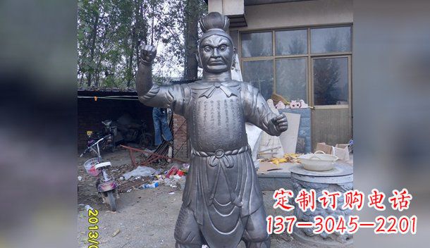 盐城不锈钢四大天王雕塑神圣守护者
