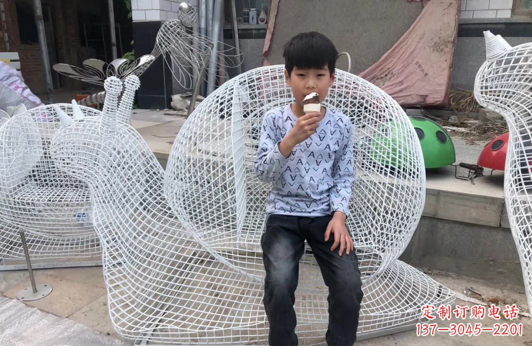 盐城精美不锈钢蜗牛雕塑