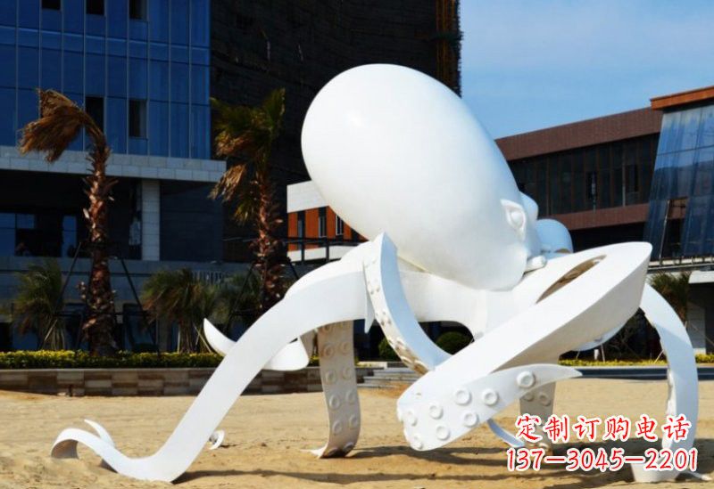 盐城精美的不锈钢章鱼雕塑
