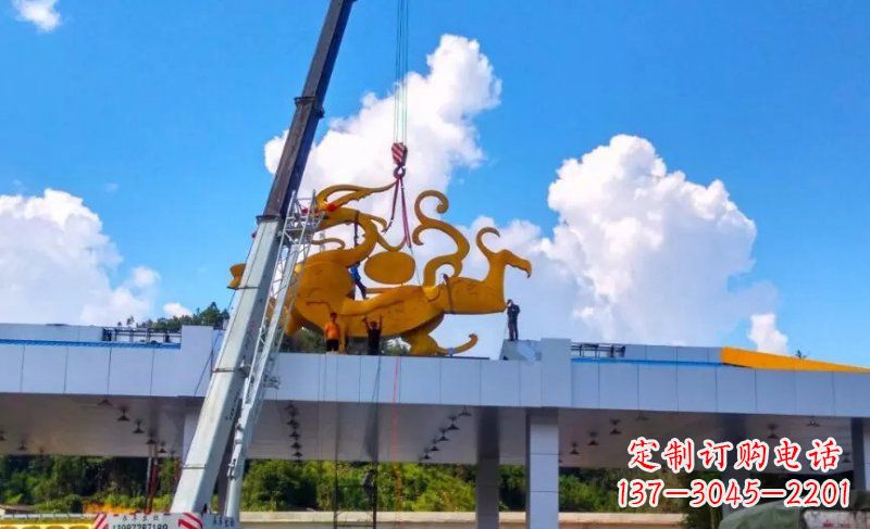 盐城精美不锈钢龙雕塑,点缀城市之美