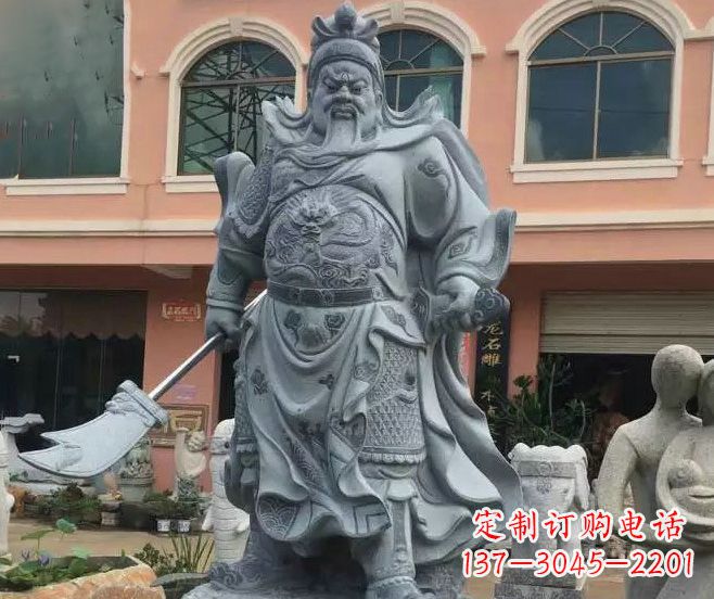 盐城神秘的关公石雕