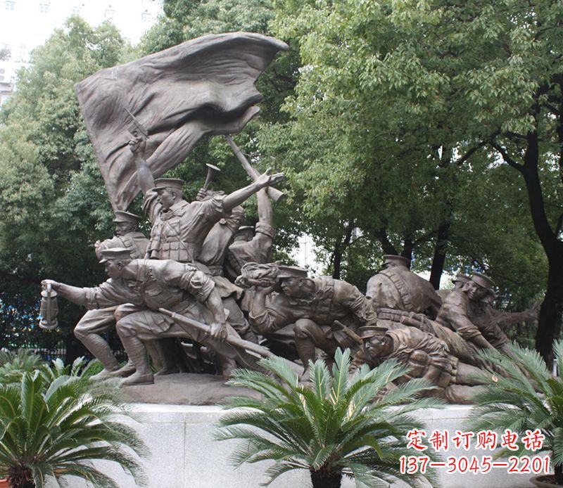 盐城革命战士的荣耀——铜雕的艺术之美