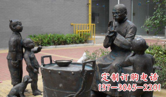 盐城糖人雕塑温暖的童年回忆