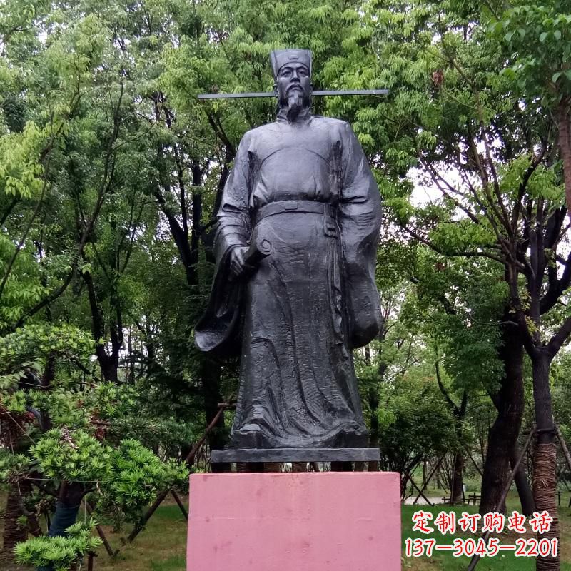 盐城铜雕陶渊明——传承古代文学精髓