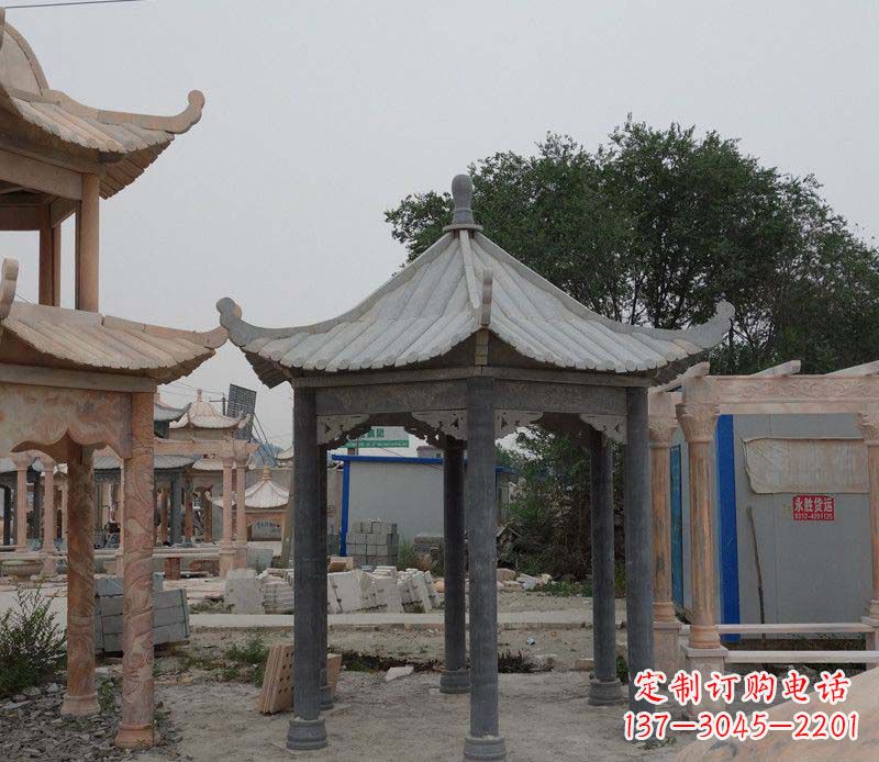 盐城大理石凉亭精美石雕