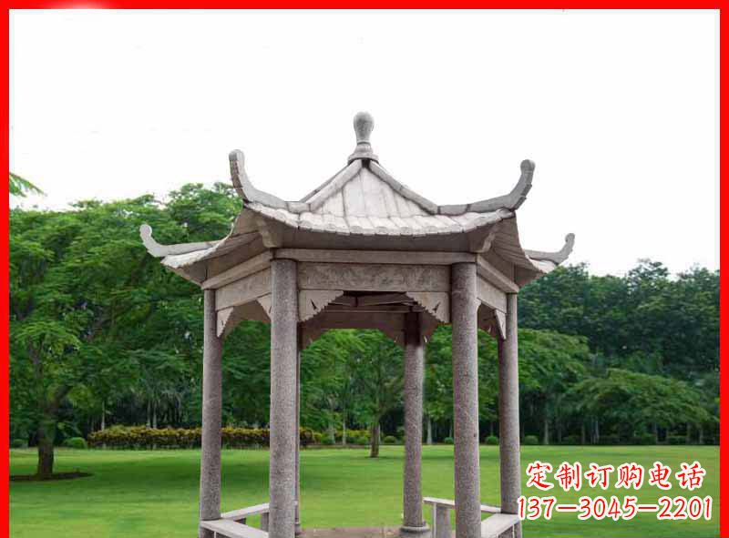 盐城精致大理石凉亭雕塑