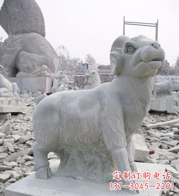 盐城大理石羊雕塑