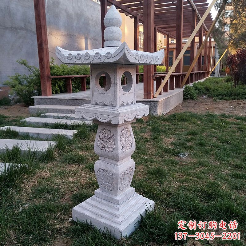 盐城大理石灯笼雕塑