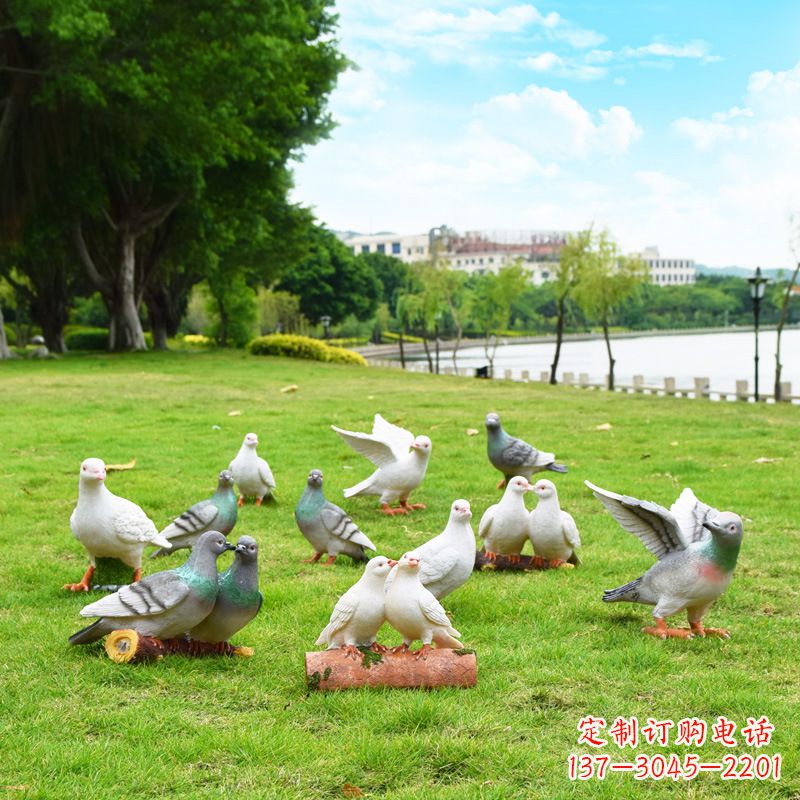 盐城大学和平鸽雕塑