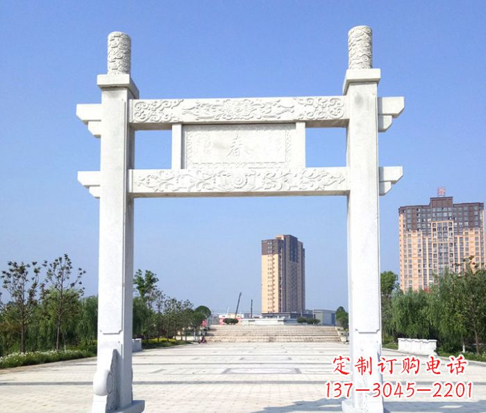 盐城石牌楼雕塑——精美的浓缩艺术
