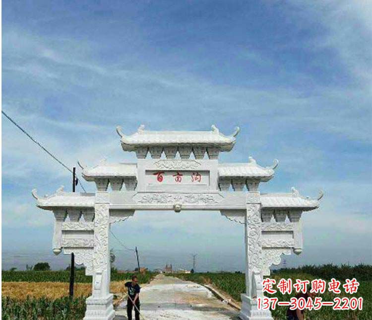 盐城西方风格石牌坊石雕