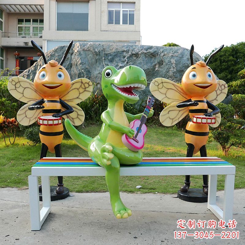 盐城吉他恐龙雕塑