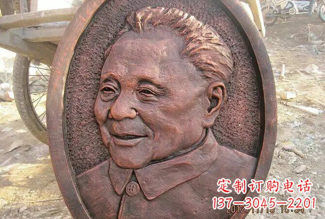 盐城传承历史,永记邓小平——邓小平头像铜雕塑