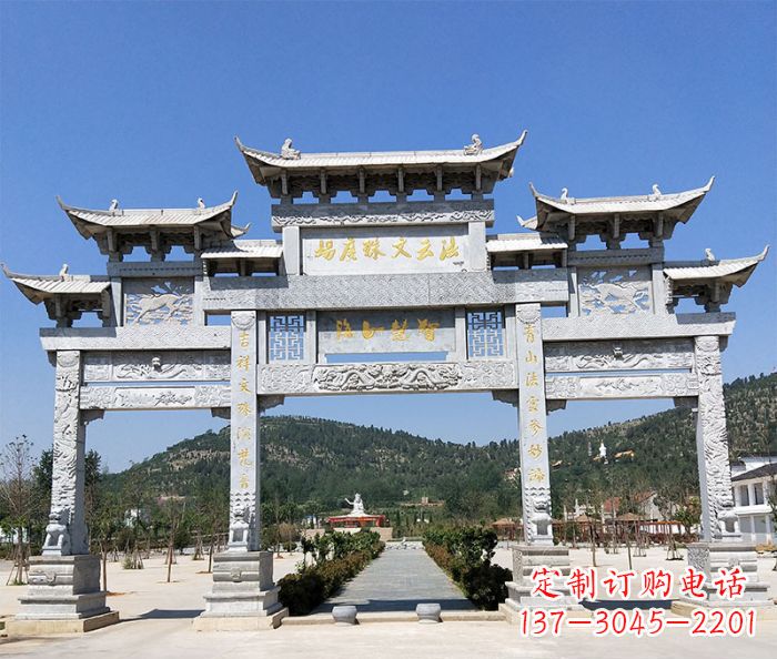 盐城特色牌坊石雕