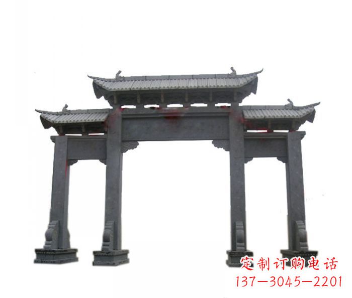 盐城精美仿古牌坊石雕