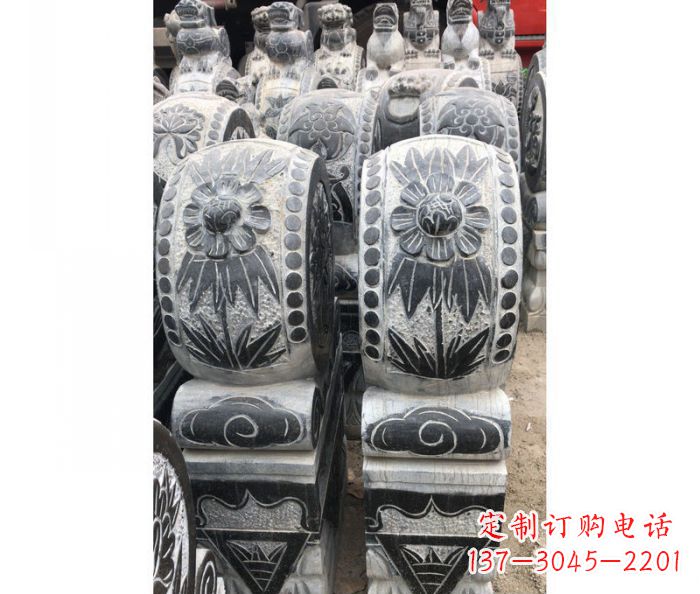 盐城仿古石门墩镇宅抱鼓石