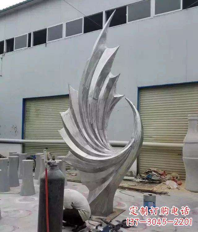 盐城 不锈钢凤凰抽象雕塑