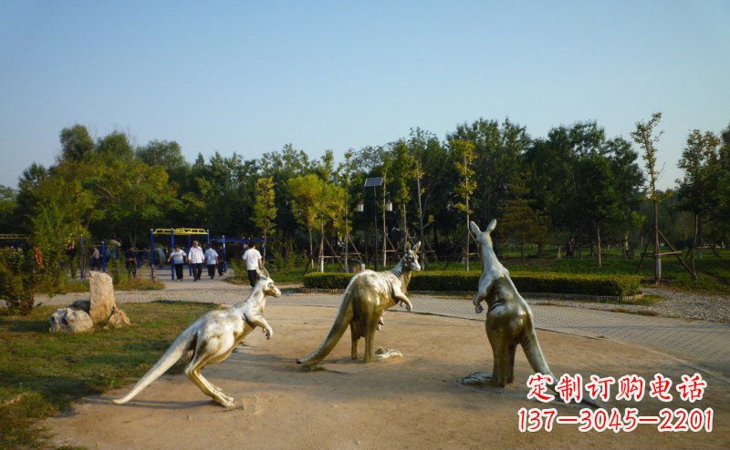 盐城高质量袋鼠铜雕