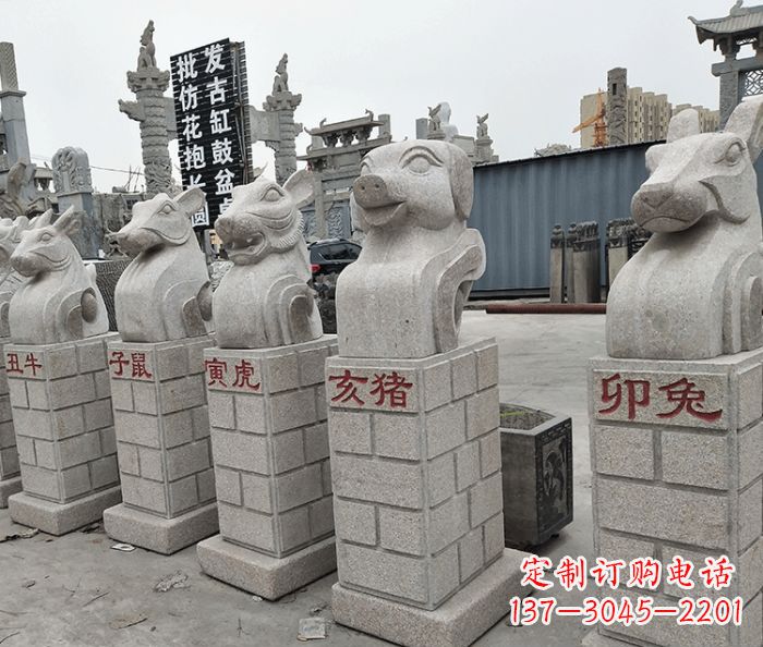 盐城动物石雕，精美而精致