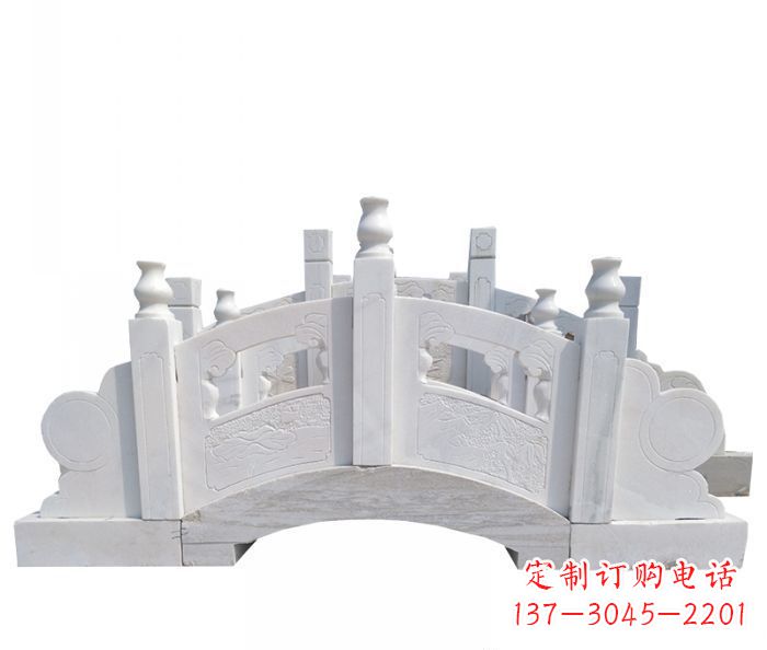 盐城汉白玉石拱桥雕塑