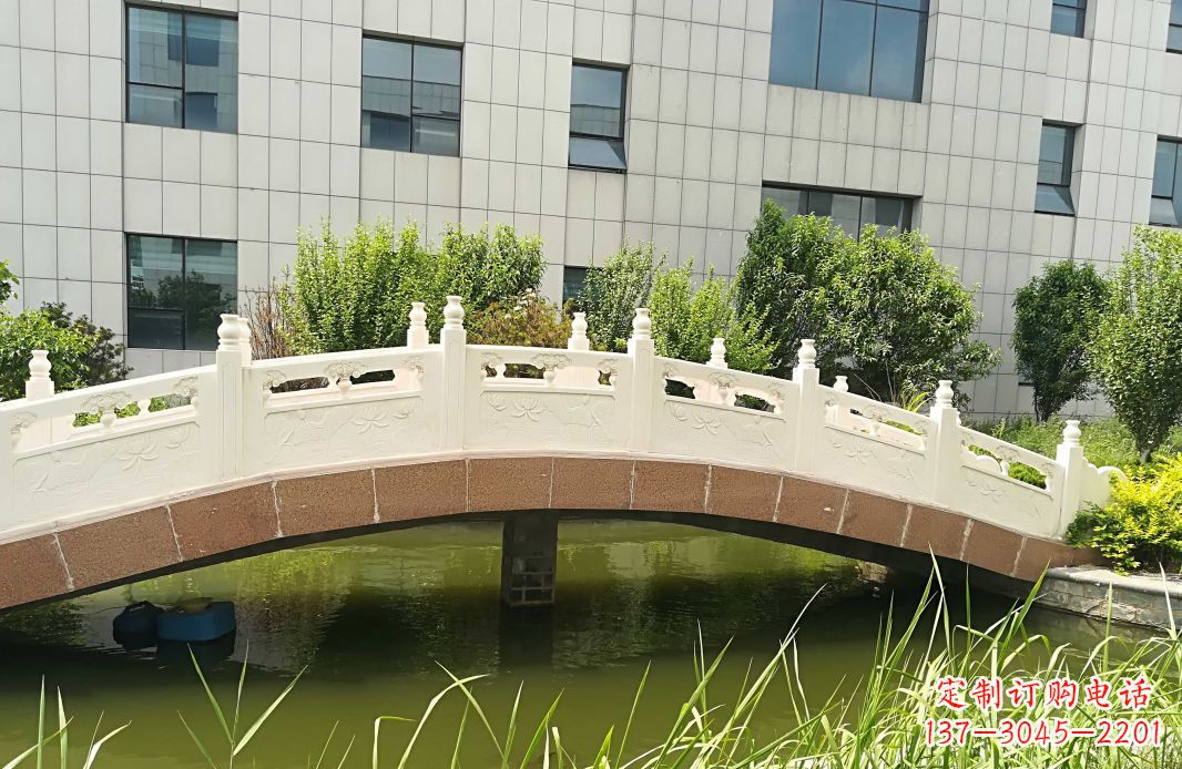 盐城手工制作的汉白玉石拱桥雕塑