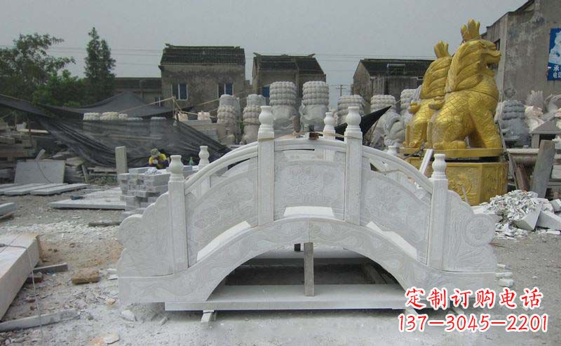 盐城精美的大理石拱桥雕塑