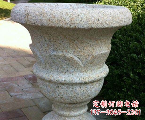 盐城大理石花盆石雕,为您的景观添色彩