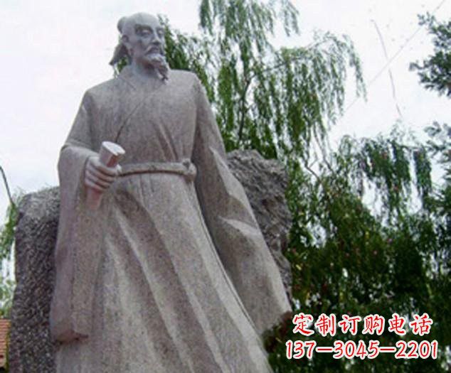 盐城古代名人李白雕塑