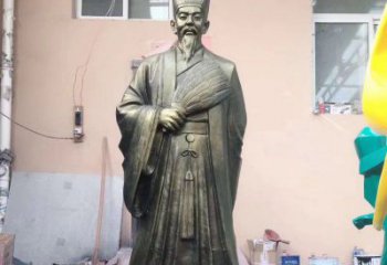 盐城中领雕塑经典传承，诸葛亮铜雕！