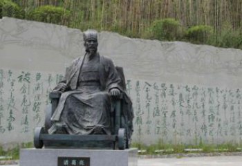 盐城古典诸葛亮雕塑