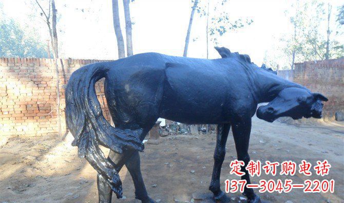 盐城中领雕塑,马出奇制——铜马动物铜雕