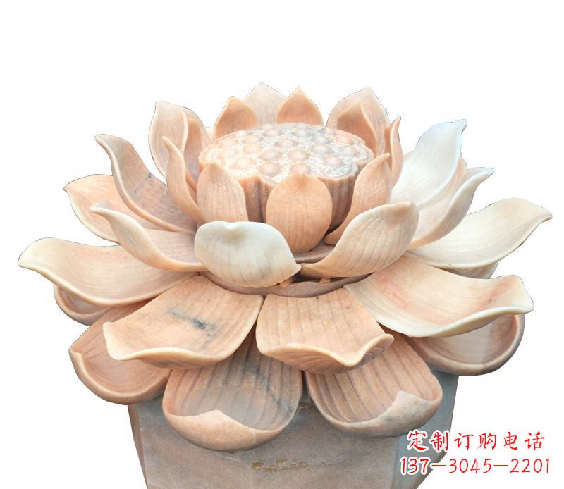 盐城荷花石雕,让您的家居更有特色